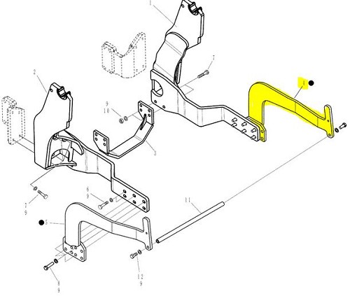 OEM CASE NH  LDR10391805 GUARD